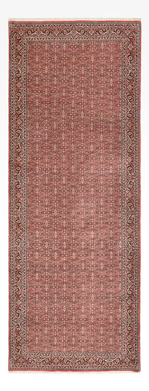 Løber Persisk tæppe - Bijar - 393 x 152 cm - rust