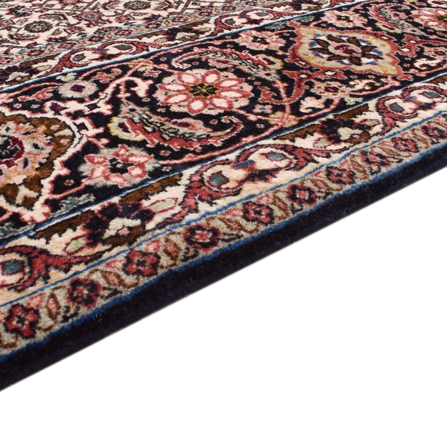 Persisk tæppe - Bijar oval  - 395 x 203 cm - rust