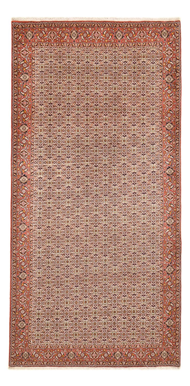 Løber Persisk tæppe - Bijar - 401 x 200 cm - rust
