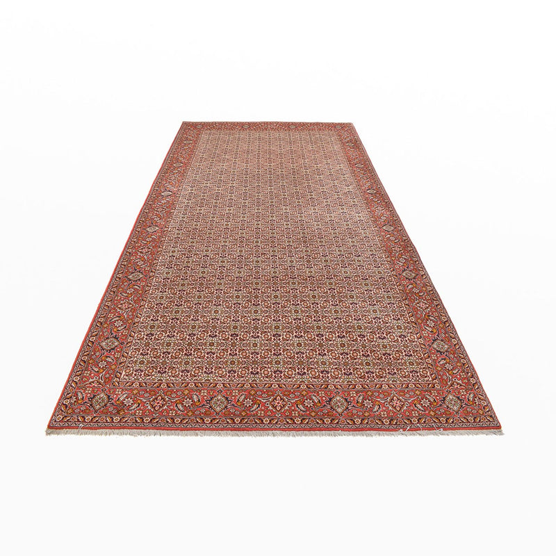 Løber Persisk tæppe - Bijar - 401 x 200 cm - rust