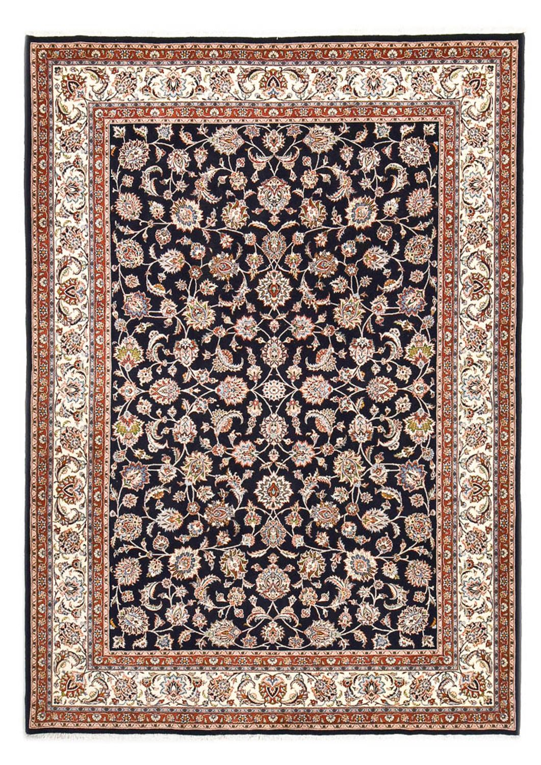 Persisk tæppe - Classic - Royal - 343 x 250 cm - mørkeblå