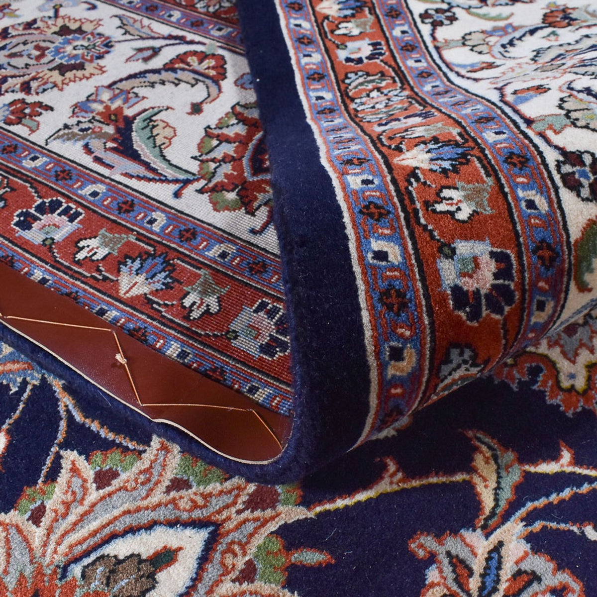 Persisk tæppe - Classic - Royal - 343 x 250 cm - mørkeblå