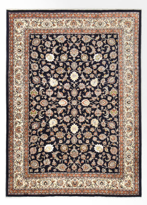 Persisk tæppe - Classic - Royal - 345 x 241 cm - mørkeblå
