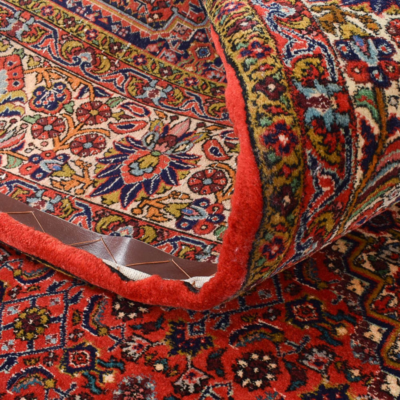 Persisk tæppe - Bijar - 294 x 260 cm - rød