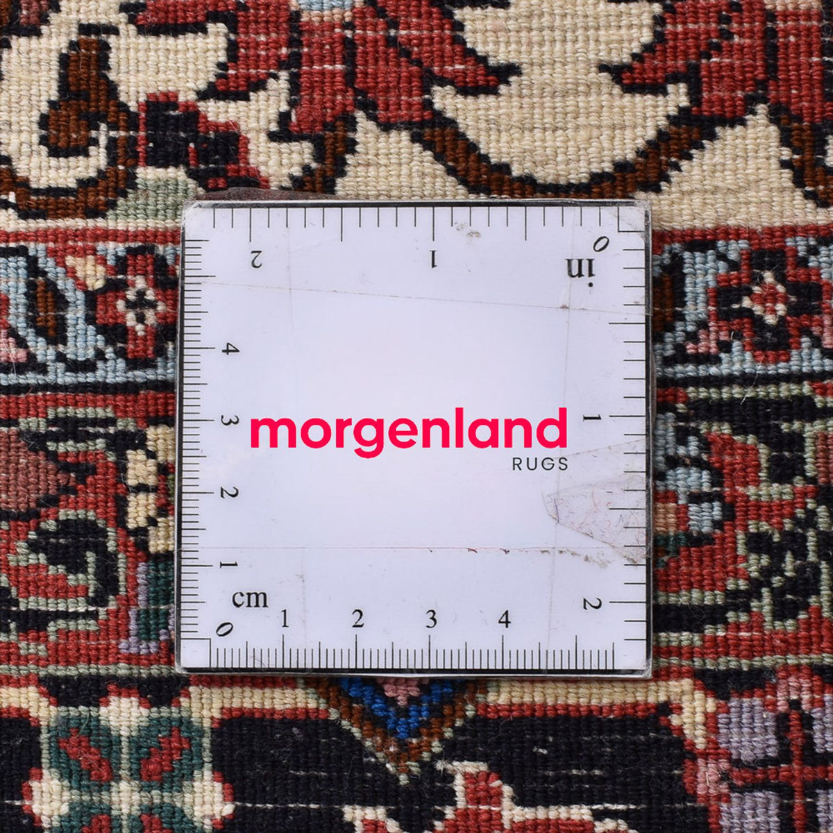 Persisk tæppe - Bijar - 300 x 253 cm - flerfarvet