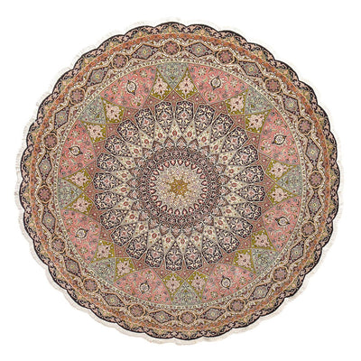 Tabriz - 50 Raj Tæppe 250x250cm - Persisk tæppe