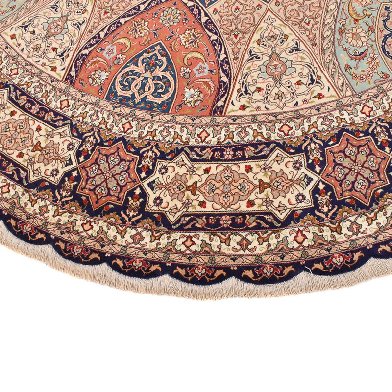 Persisk tæppe - Tabriz - Royal rundt  - 312 x 312 cm - beige