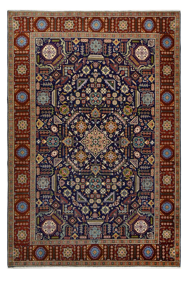 Persisk tæppe - Nomadisk - 298 x 205 cm - vin rød
