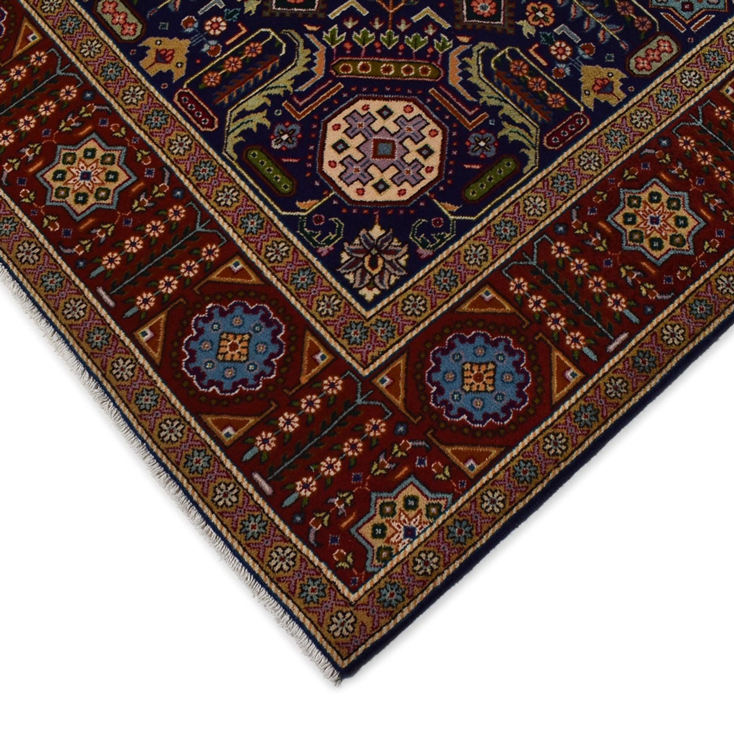 Persisk tæppe - Nomadisk - 298 x 205 cm - vin rød