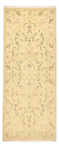 Løber Persisk tæppe - Tabriz - Royal - 203 x 77 cm - lys beige