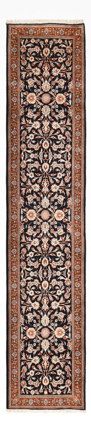 Løber Persisk tæppe - Classic - 333 x 74 cm - mørkeblå