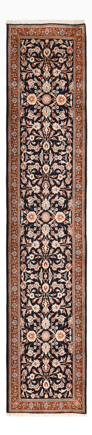 Løber Persisk tæppe - Classic - 333 x 74 cm - mørkeblå