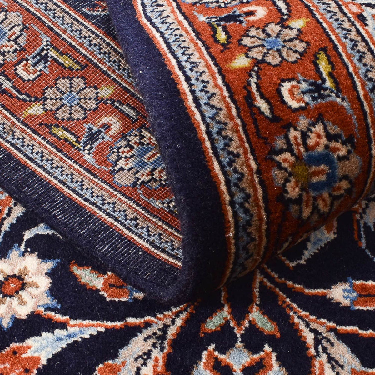 Løber Persisk tæppe - Classic - 333 x 74 cm - mørkeblå