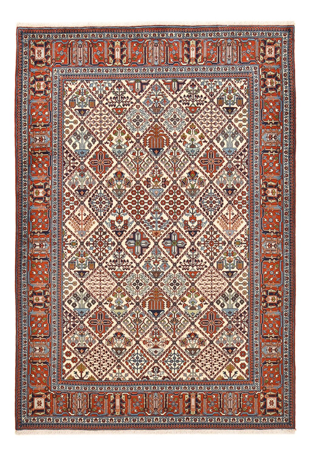 Persisk tæppe - Nomadisk - 245 x 170 cm - rust