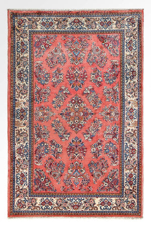 Persisk tæppe - Classic - 200 x 126 cm - rød