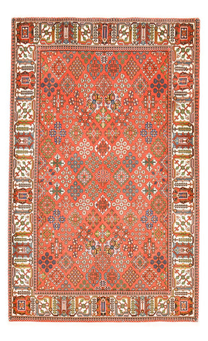 Persisk tæppe - Nomadisk - 218 x 135 cm - lysrød