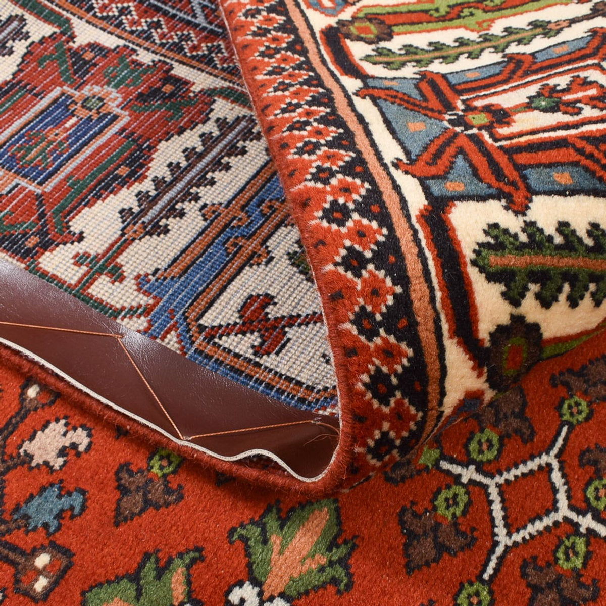 Persisk tæppe - Nomadisk - 218 x 135 cm - lysrød