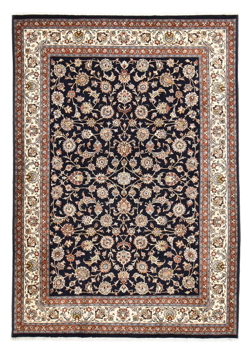 Persisk tæppe - Classic - Royal - 338 x 243 cm - mørkeblå