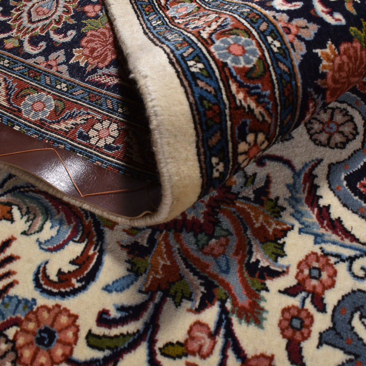 Persisk tæppe - Bijar - 296 x 198 cm - sand