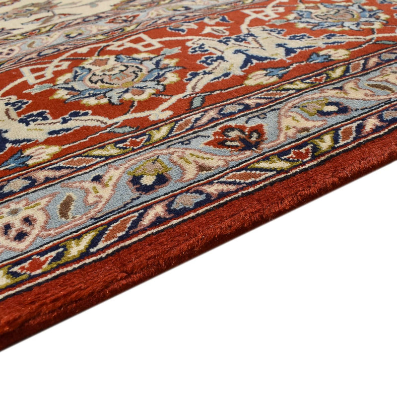Persisk tæppe - Isfahan - Premium - 367 x 253 cm - lys beige