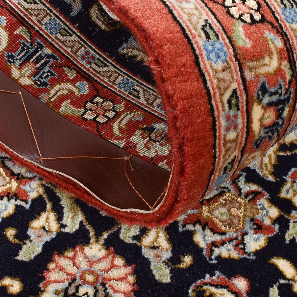 Løber Persisk tæppe - Ghom - Royal - 197 x 54 cm - mørk beige