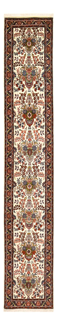 Løber Persisk tæppe - Bijar - 315 x 56 cm - lys beige