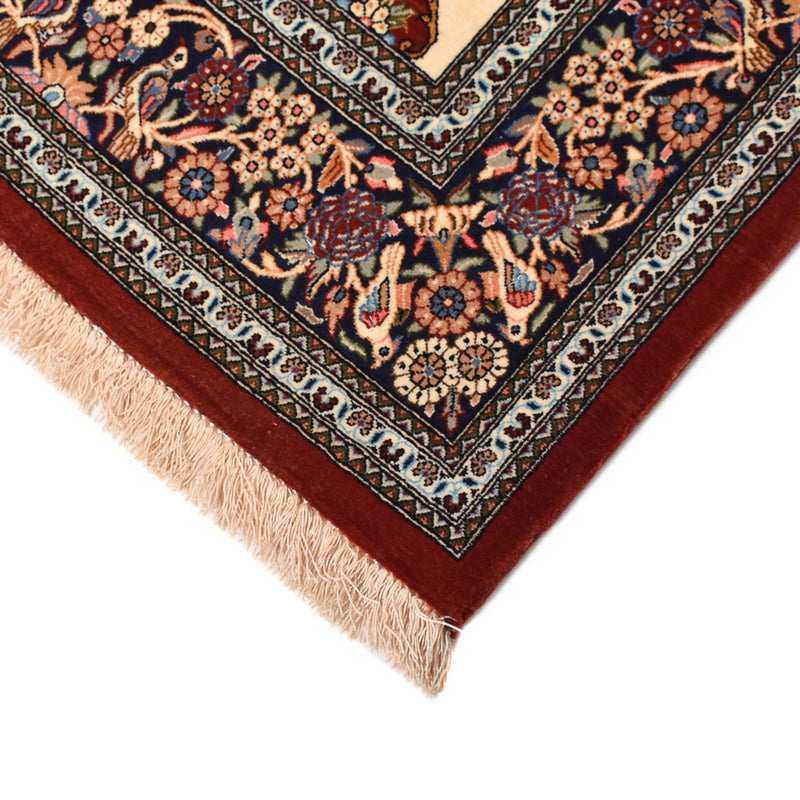 Persisk tæppe - Ghom - Royal - 200 x 136 cm - lys beige