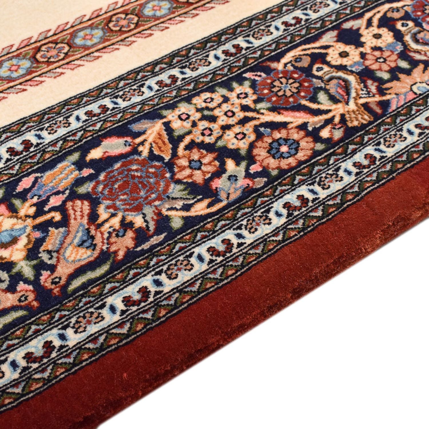 Persisk tæppe - Ghom - Royal - 200 x 136 cm - lys beige