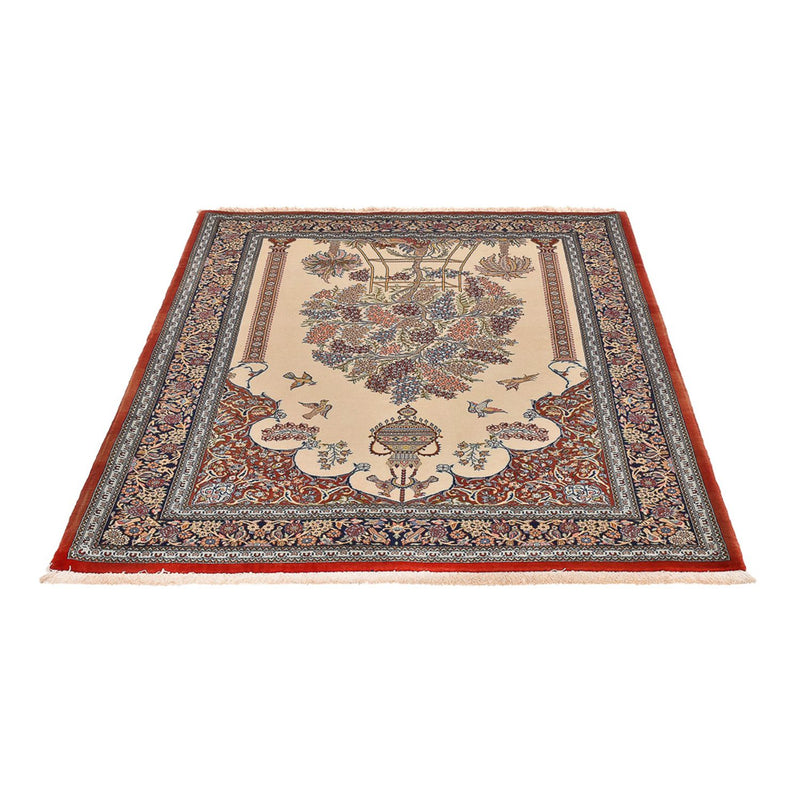 Persisk tæppe - Ghom - Royal - 200 x 136 cm - lys beige