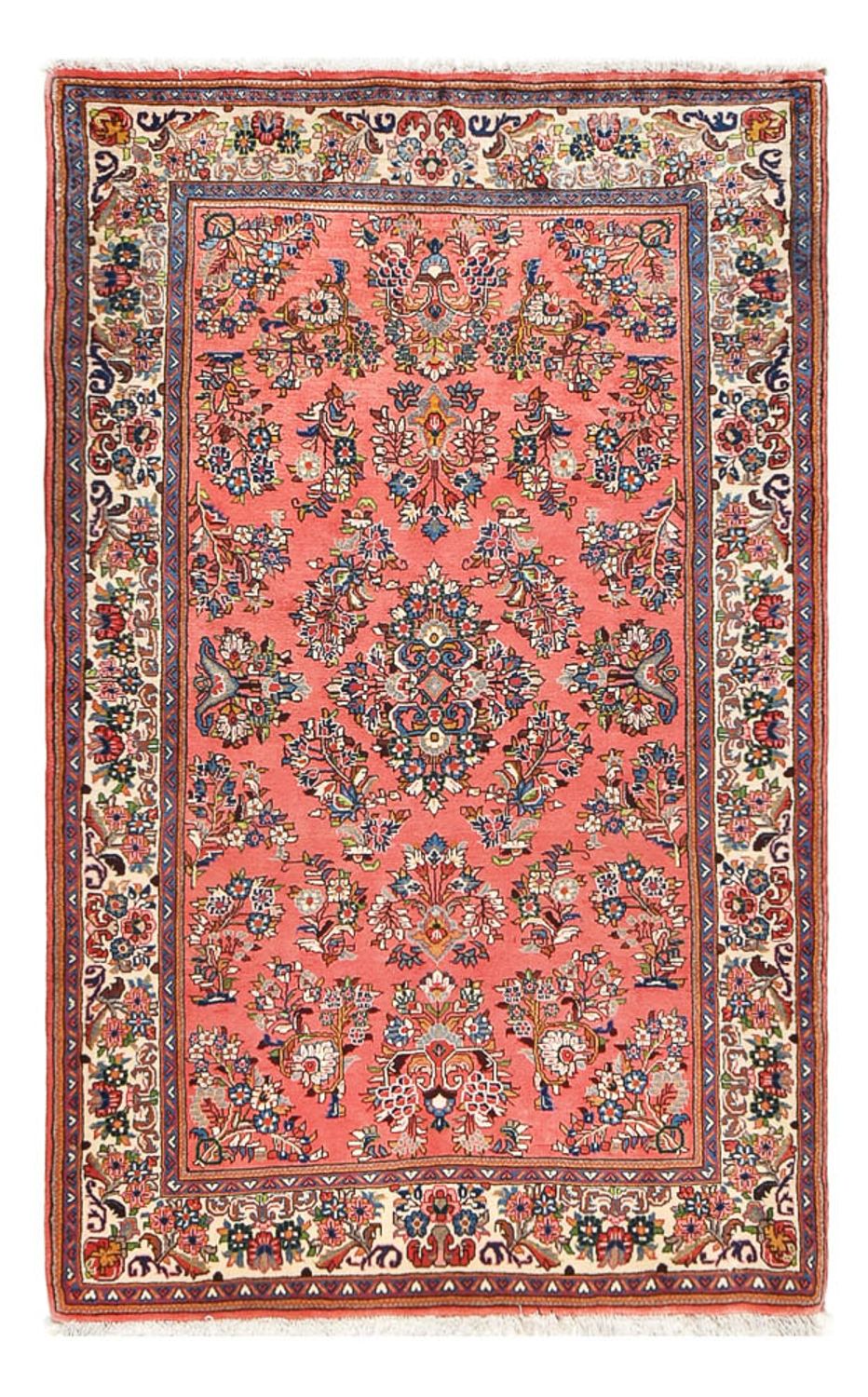 Persisk tæppe - Classic - 202 x 128 cm - lysrød