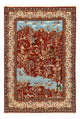 Qom Tæppe 203x138cm - Persisk tæppe