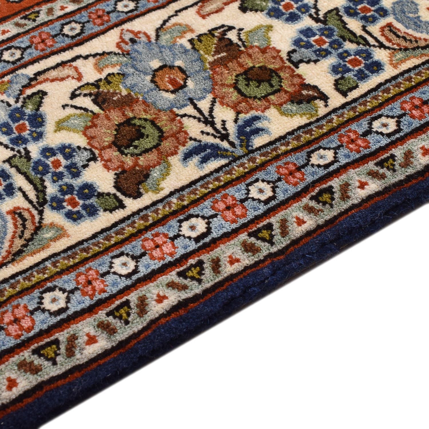 Persisk tæppe - Ghom - Royal - 188 x 130 cm - lys beige
