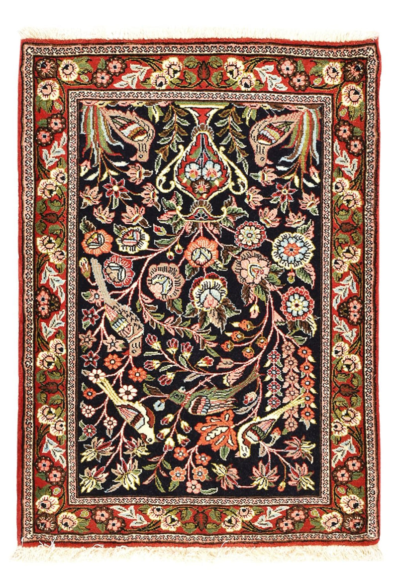 Persisk tæppe - Ghom - 79 x 55 cm - flerfarvet