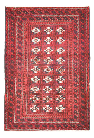 Baluch-tæppe - 150 x 100 cm - rød