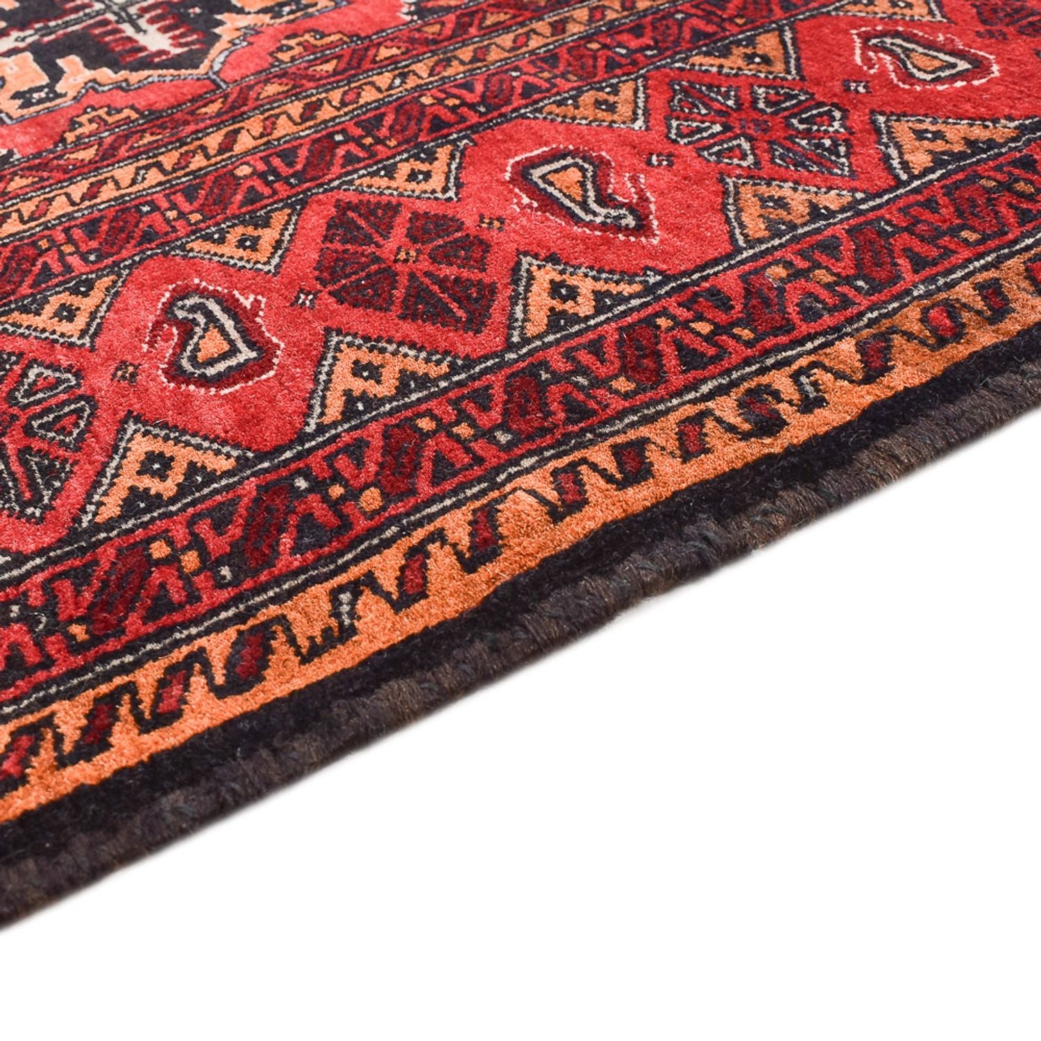 Baluch-tæppe - 207 x 132 cm - lysrød