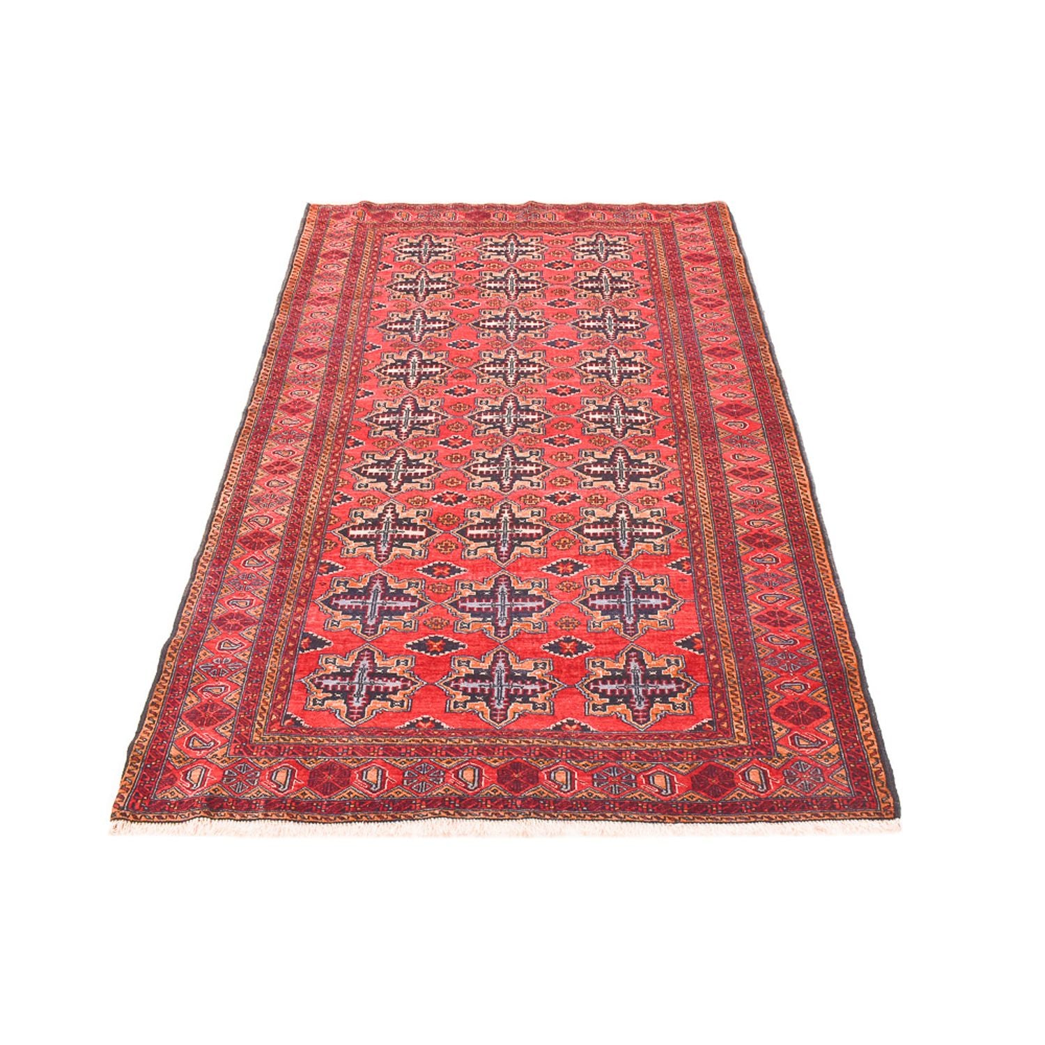 Baluch-tæppe - 207 x 132 cm - lysrød
