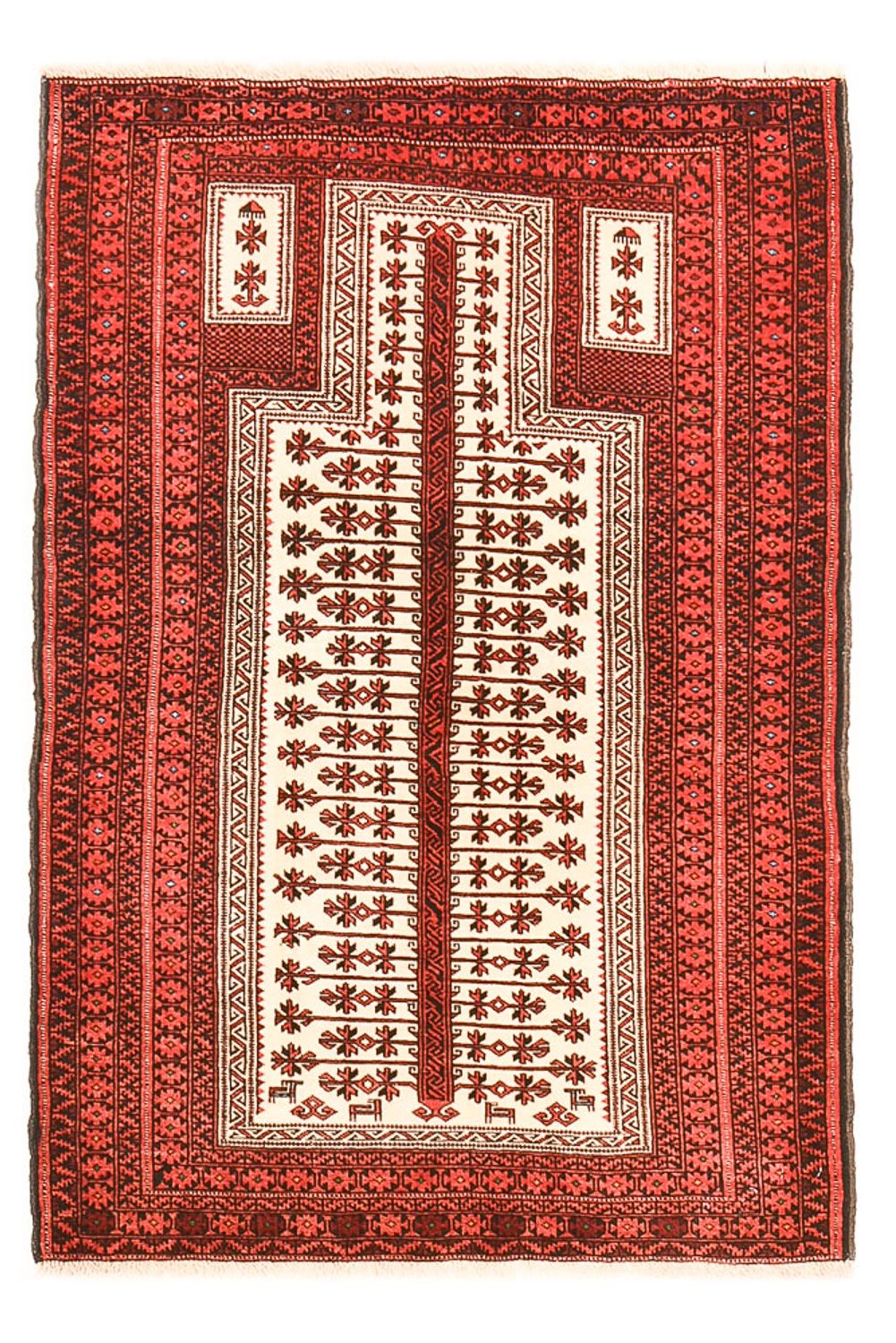 Baluch-tæppe - 144 x 99 cm - flerfarvet