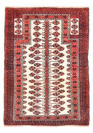 Baluch-tæppe - 133 x 97 cm - flerfarvet