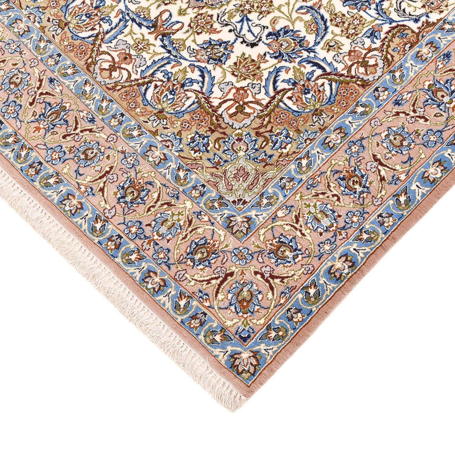 Persisk tæppe - Isfahan - Premium - 168 x 108 cm - flerfarvet