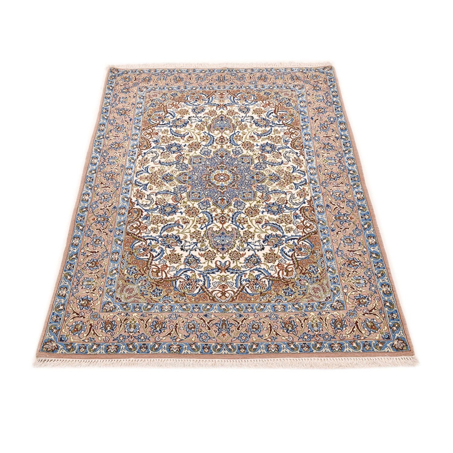 Persisk tæppe - Isfahan - Premium - 168 x 108 cm - flerfarvet