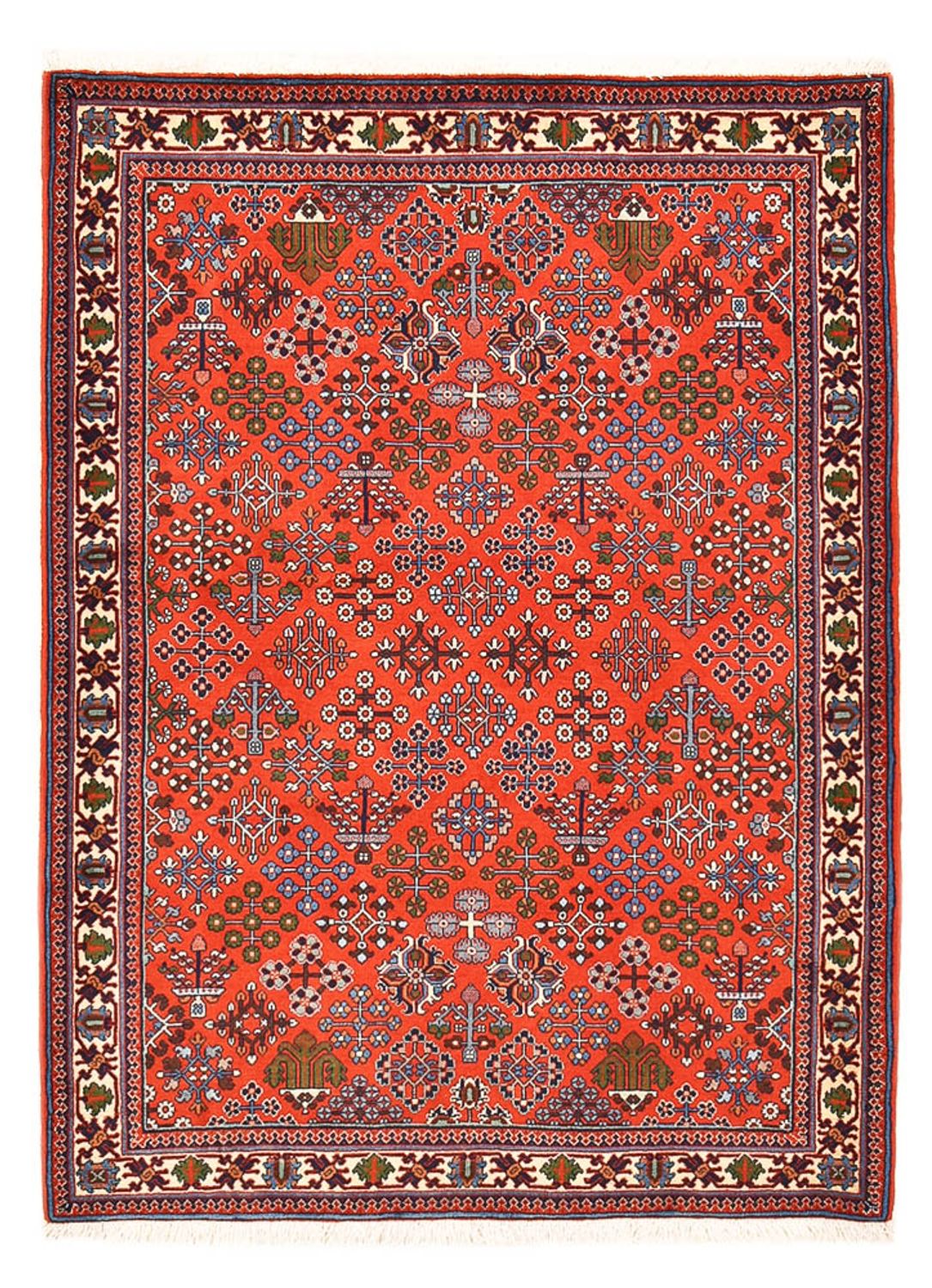 Persisk tæppe - Nomadisk - 150 x 113 cm - rød