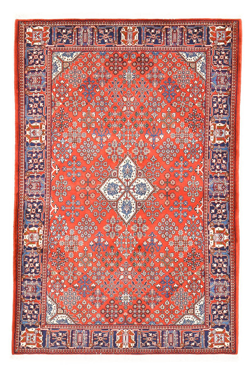 Persisk tæppe - Nomadisk - 200 x 133 cm - lysrød