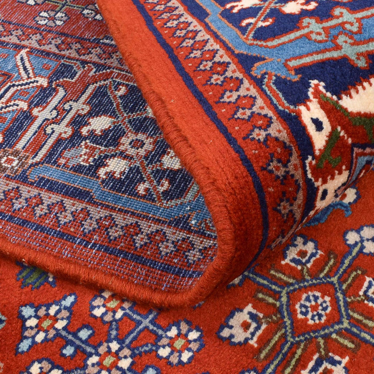 Persisk tæppe - Nomadisk - 200 x 133 cm - lysrød