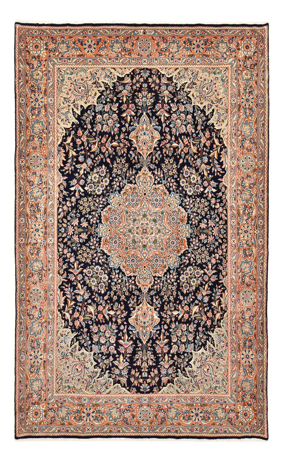 Persisk tæppe - Royal - 314 x 194 cm - mørkeblå