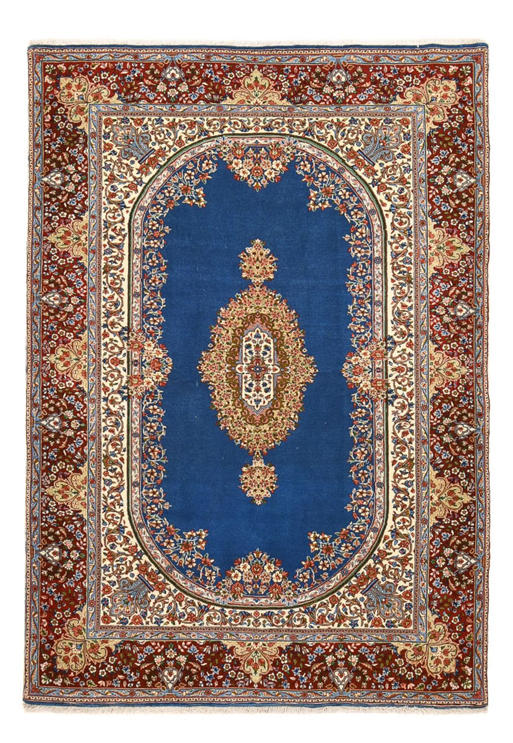 Persisk tæppe - Royal - 256 x 178 cm - blå