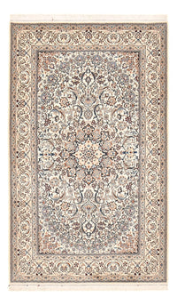 Persisk tæppe - Nain - Premium - 208 x 124 cm - lys beige