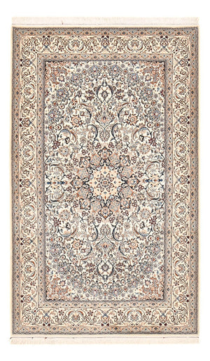 Persisk tæppe - Nain - Premium - 208 x 124 cm - lys beige