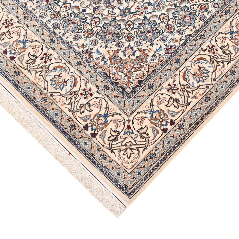 Persisk tæppe - Nain - Premium - 208 x 124 cm - lys beige
