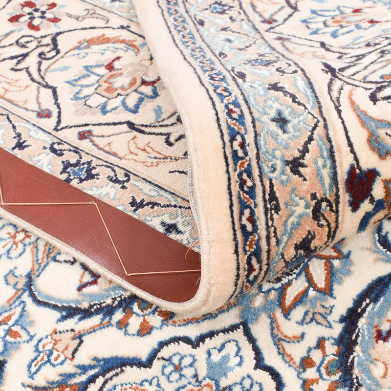 Persisk tæppe - Nain - Premium - 208 x 124 cm - lys beige