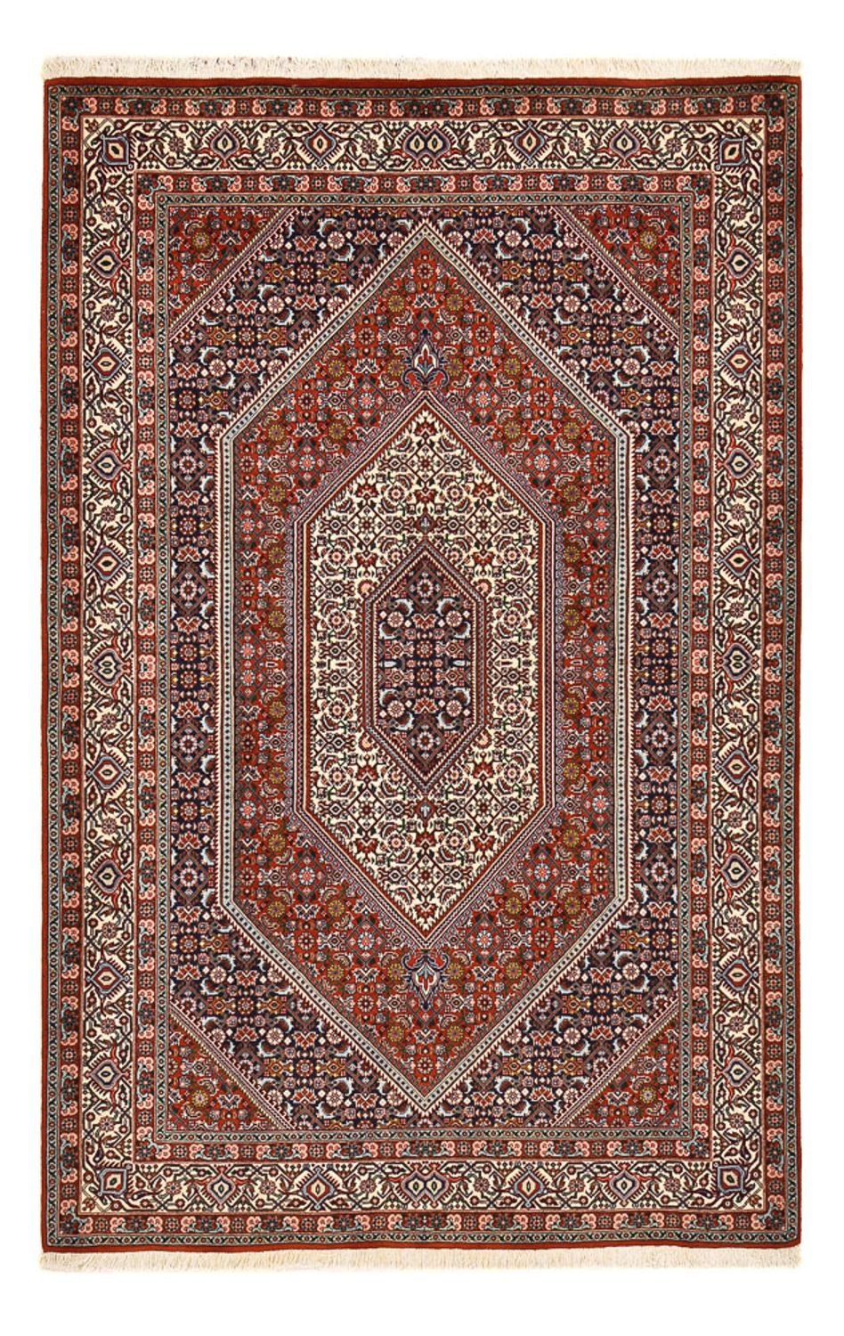 Persisk tæppe - Bijar - 212 x 137 cm - rust
